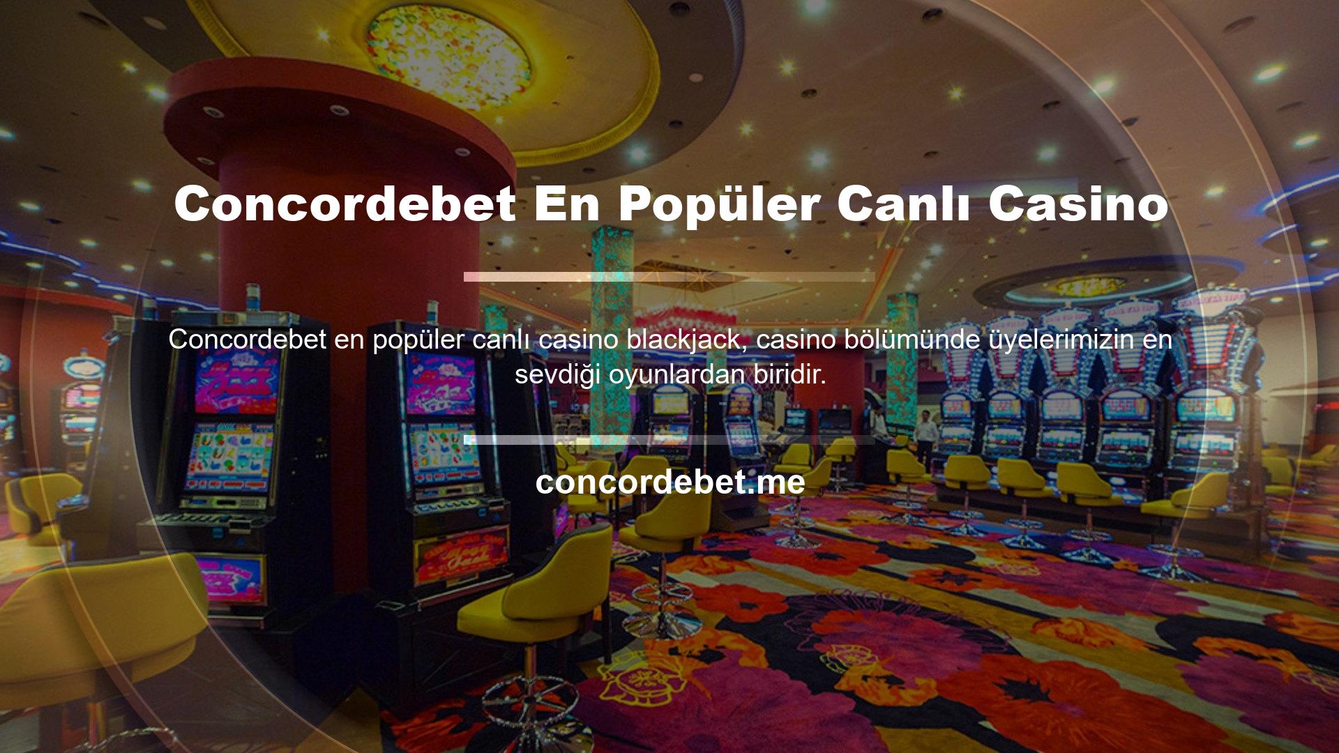 Concordebet web sitesinde yer alan kavis ile blackjack oyunu, casino tutkunları için sonsuz eğlence sunuyor